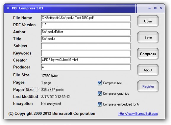 PDF Compress screenshot