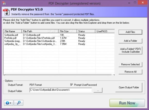 PDF Decrypter screenshot