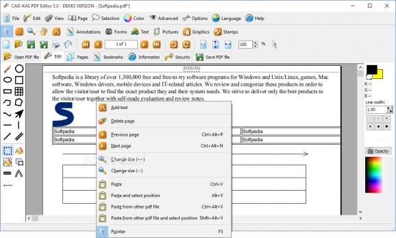 CAD-KAS PDF Editor screenshot