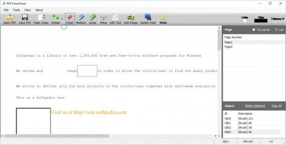 PDF Eraser screenshot