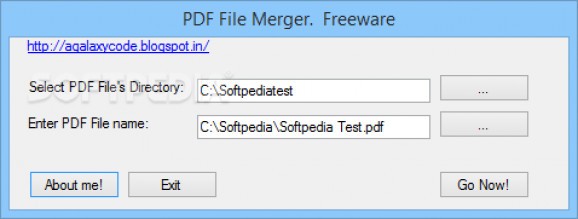 PDF File Merger screenshot