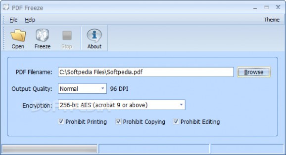 PDF Freeze screenshot