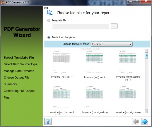 PDF Generator screenshot