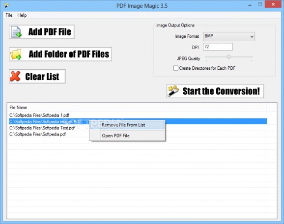 PDF Image Magic screenshot