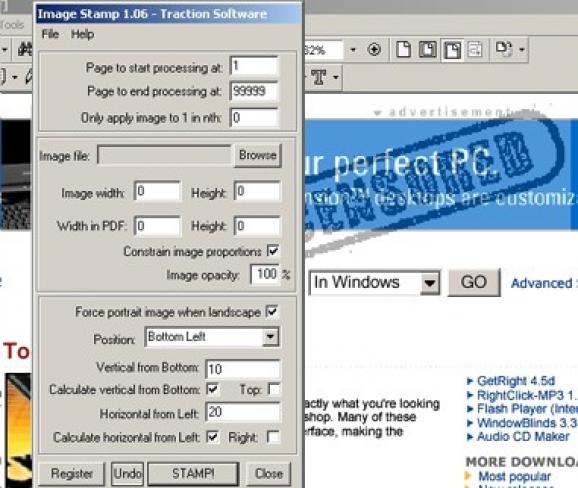 PDF Image Stamp screenshot