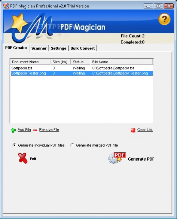 PDF Magician Professional screenshot