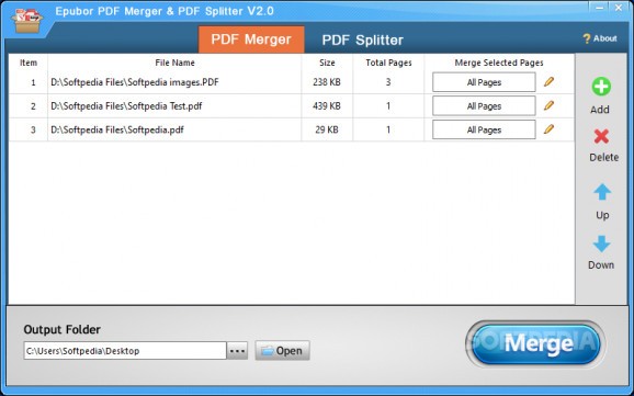 PDF Merger & PDF Splitter screenshot