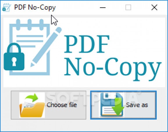 PDF NoCopy screenshot