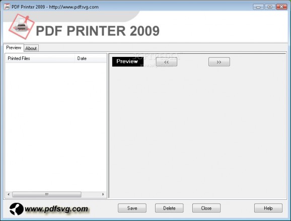 PDF Printer 2009 screenshot