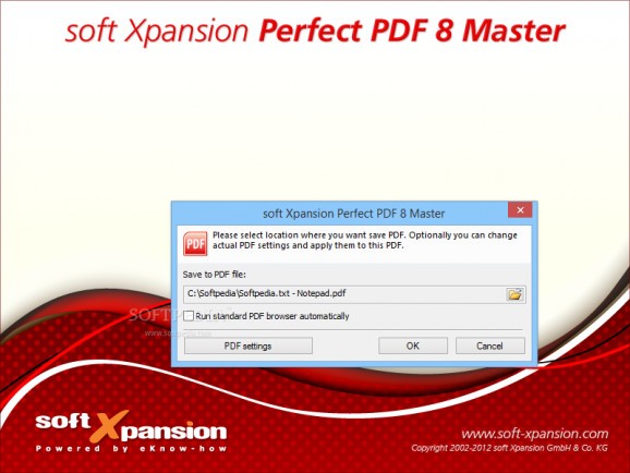 soft eXpansion Perfect PDF Master screenshot