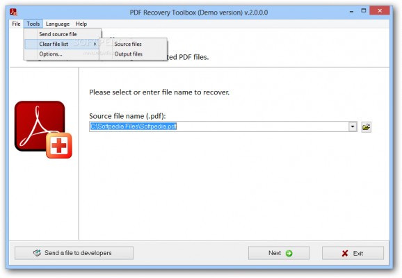 PDF Recovery Toolbox screenshot