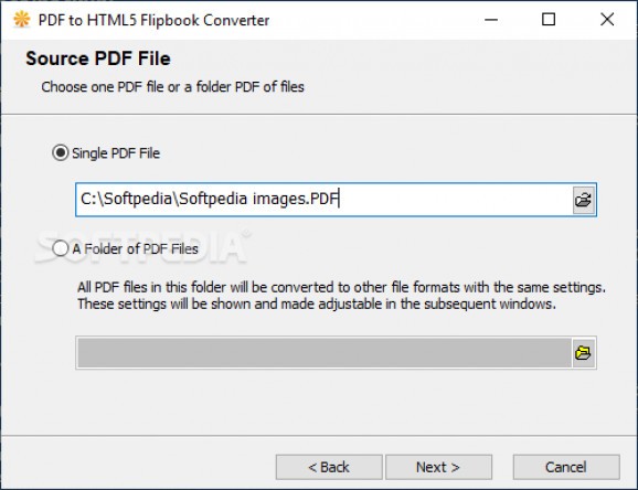 PDF to HTML5 Flipbook Converter screenshot