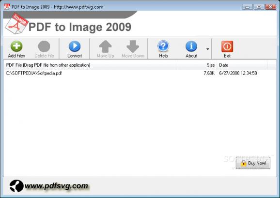 PDF to Image 2009 screenshot