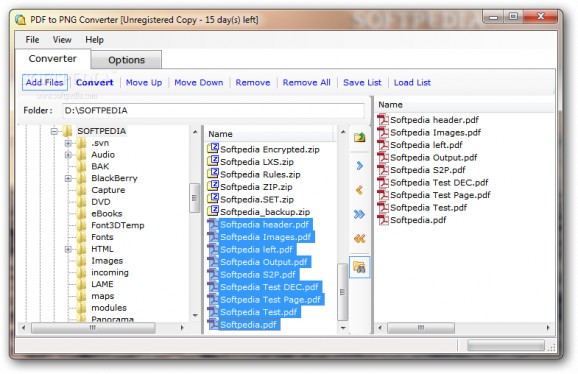PDF to PNG Converter screenshot