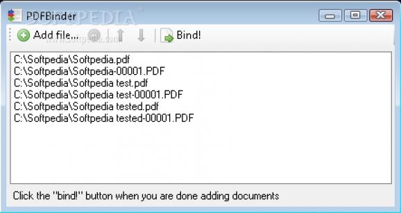 PDFBinder screenshot