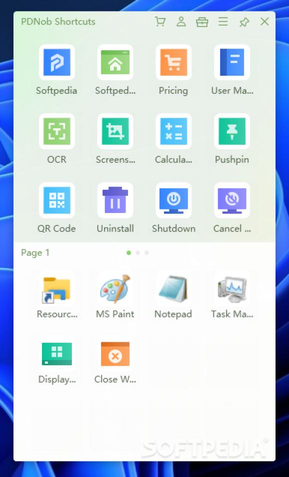 PDNob Shortcuts screenshot