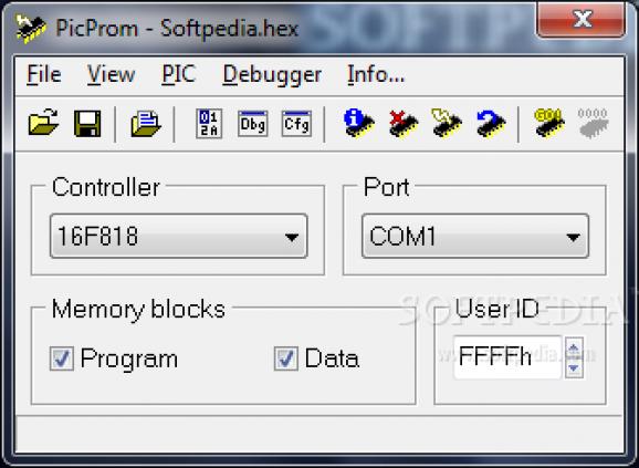 PicProm (formerly PIC-16Fxxx-Programmer) screenshot