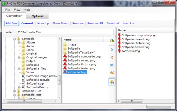 PNG to PDF Converter screenshot