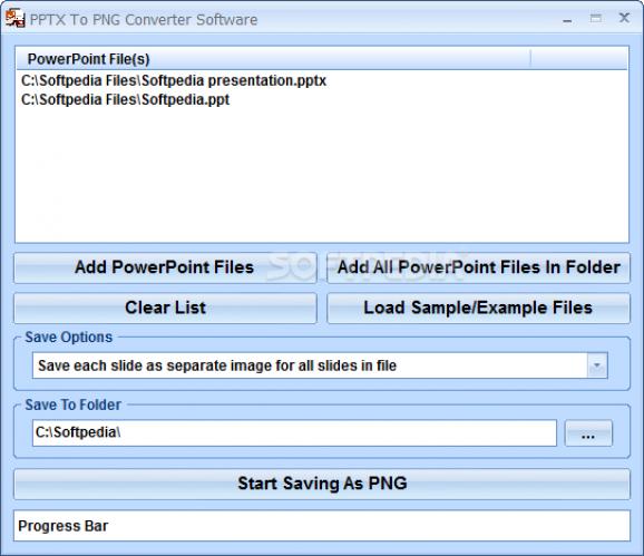 PPTX To PNG Converter Software screenshot