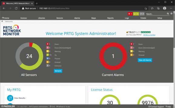 PRTG Network Monitor screenshot