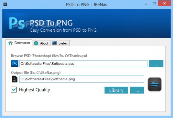 PSD To PNG screenshot