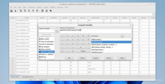 PSPPIRE Data Editor (formerly PSPP) screenshot