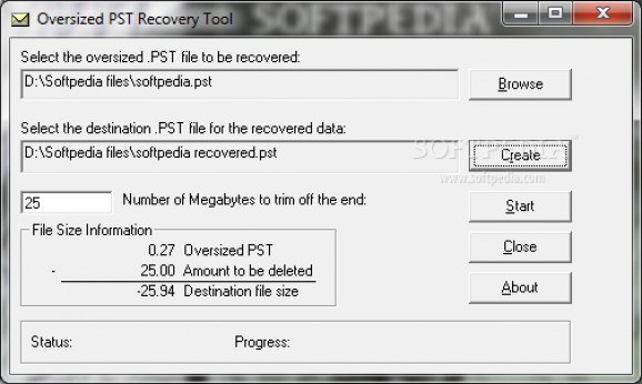 PST2GB screenshot