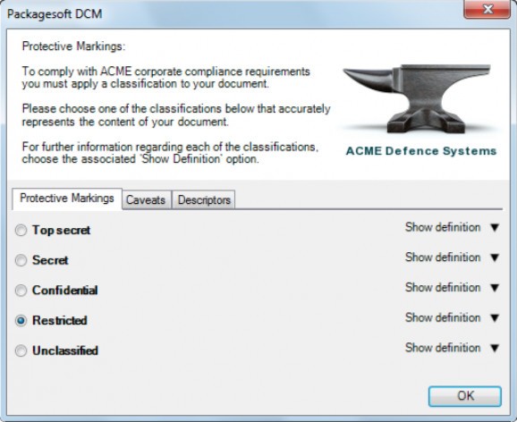 Packagesoft DCM screenshot