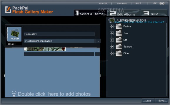 Packpal Flash Gallery Maker screenshot