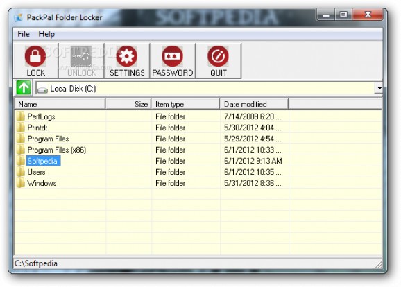 PackPal Folder Locker screenshot