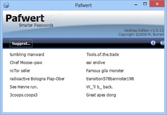 Pafwert screenshot
