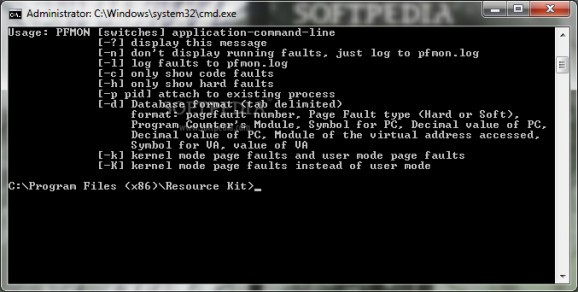 Page Fault Monitor screenshot