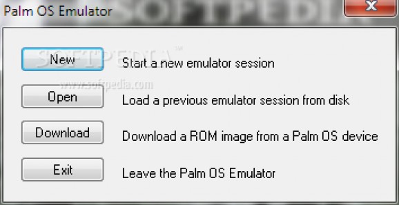 Palm OS Emulator screenshot