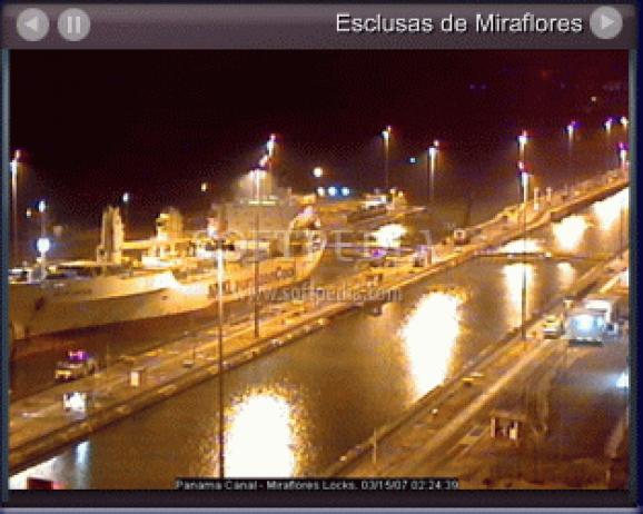 Panama Canal Traffic Cam screenshot