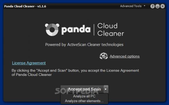 Panda Cloud Cleaner screenshot