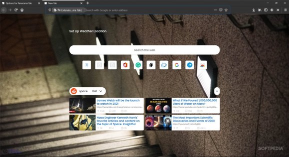 Panorama Tab for Firefox screenshot