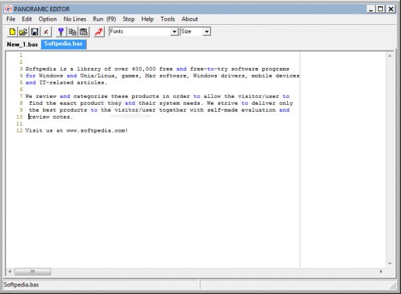 Panoramic Editor screenshot