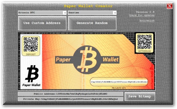Paper Wallet Creator screenshot