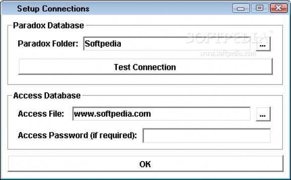 Paradox to MS Access Conversion Software screenshot