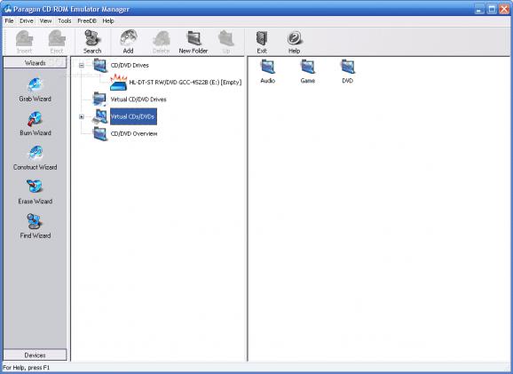 Paragon CD-ROM Emulator Personal Edition screenshot