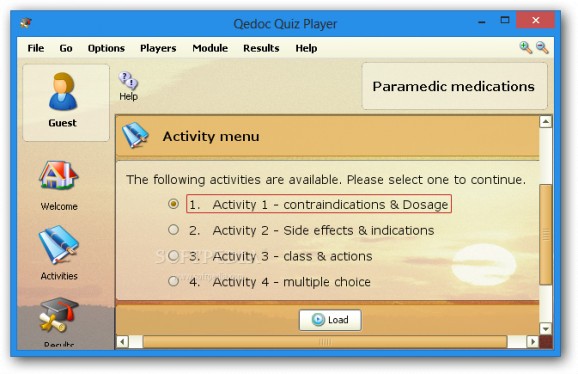 Paramedic medications screenshot