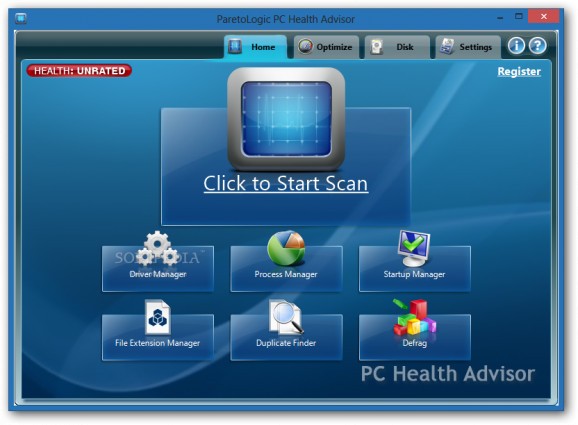 ParetoLogic PC Health Advisor screenshot