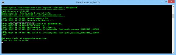 Path Scanner screenshot