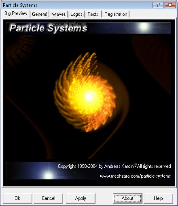 Particle Systems Screen Saver screenshot