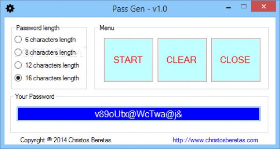 Pass Gen screenshot