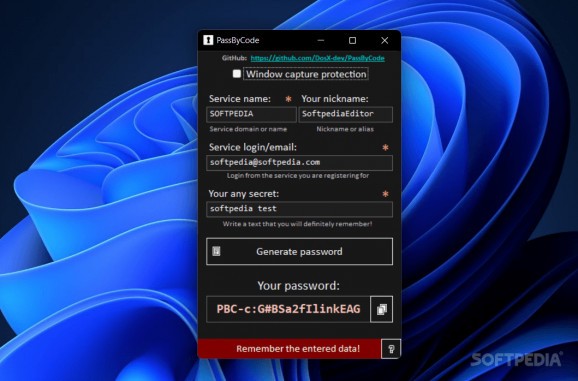 PassByCode screenshot