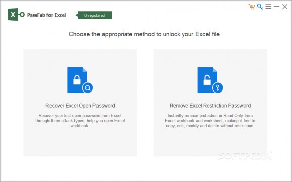 PassFab for Excel screenshot