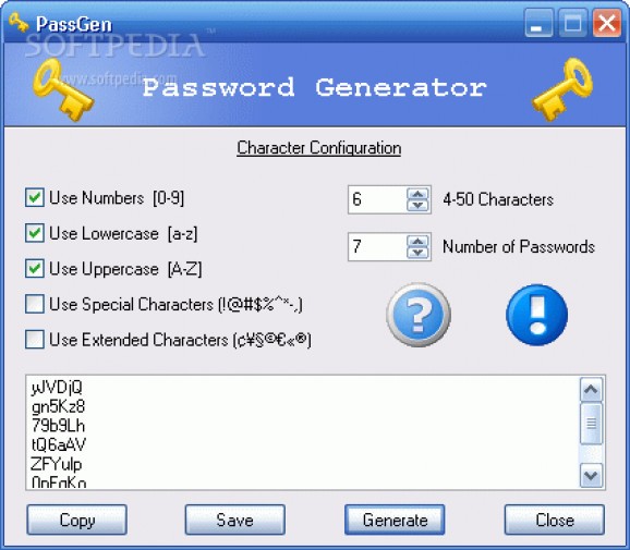 PassGen screenshot