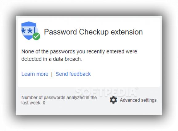 Password Checkup for Chrome screenshot