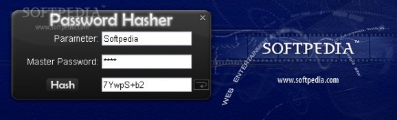 Password Hasher Opera Widget screenshot